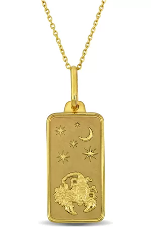 Amour Necklaces - Scorpio Horoscope Necklace in 10k Yellow Gold