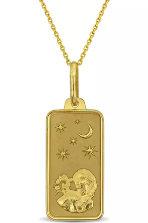 Amour Necklaces - Virgo Horoscope Necklace in 10k Yellow Gold