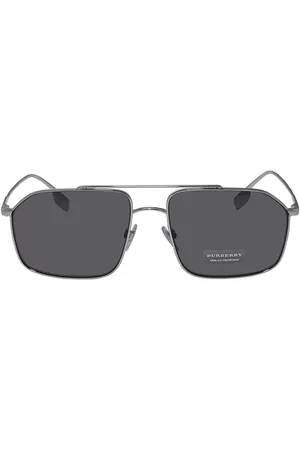 Burberry Men Sunglasses - Webb Dark Pilot Mens Sunglasses BE3130 100587 59