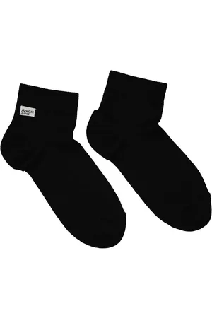 Moncler Men Socks - Mens Virgin Wool 1952 Logo Patch Socks, Size One Size