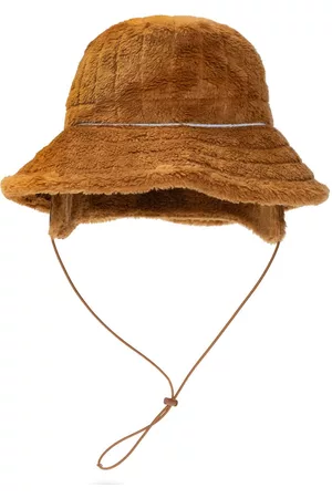 Moncler Men Hats - Quilted Faux-Fur Bucket Hat, Size Medium