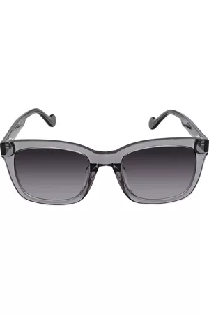 Moncler Men Square Sunglasses - Gradient Gray Flash Square Mens Sunglasses ML0113-K 20C 55