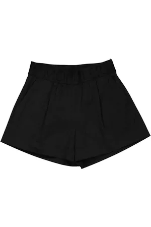 Moncler Girls Shorts - Girls Logo Band Stretch Cotton Shorts, Size 8Y