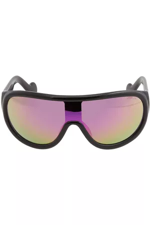 Moncler Sunglasses - Pink Mirror Shield Unisex Sunglasses ML0106 01U 00