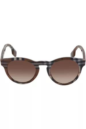 Burberry Men Round Sunglasses - Gradient Round Mens Sunglasses BE4359 396713 49