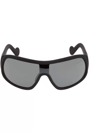 Moncler Men Sunglasses - Grey Shield Mens Sunglasses ML0048 02C 00