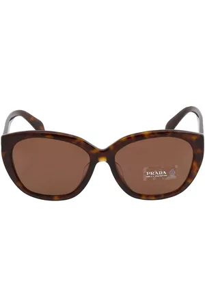 Prada Women Sunglasses - Dark Oval Ladies Sunglasses PR 16XSF 2AU8C1 59