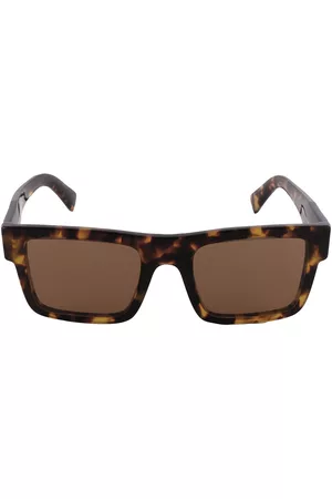 Prada Men Sunglasses - Rectangular Mens Sunglasses PR 19WS VAU2Z1 52