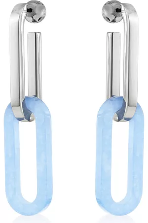 Burberry Earrings - Geometric Chain Drop Earrings