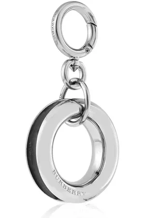 Burberry Keychains - Leather Detail Grommet Key Charm