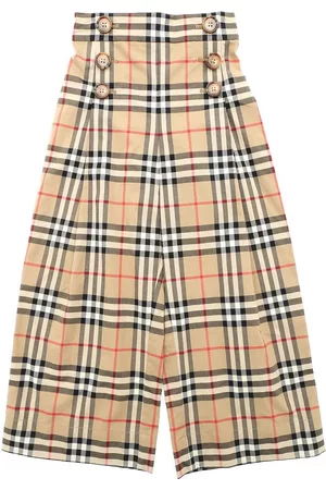 Burberry Girls Pants - Girls Vintage Check Sailor Trousers - Archive , Size 12Y