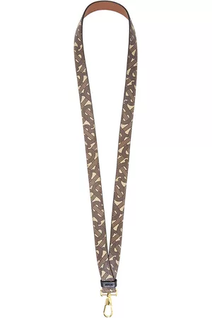 Burberry Accessories - Monogram Print E-canvas and Leather Lanyard