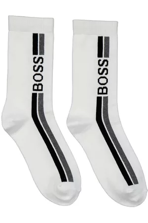 HUGO BOSS Socks - Kids Cotton Blend Two-Pack Socks, Size 27