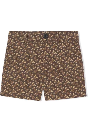 Burberry Boys Shorts - Boys Bridle Griffin Monogram Print Tailored Shorts, Size 10Y