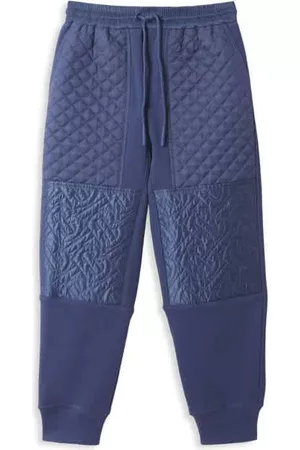 Burberry Tracksuits - Kids Pebble Monogram Quilted Jogger Pants, Size 10Y
