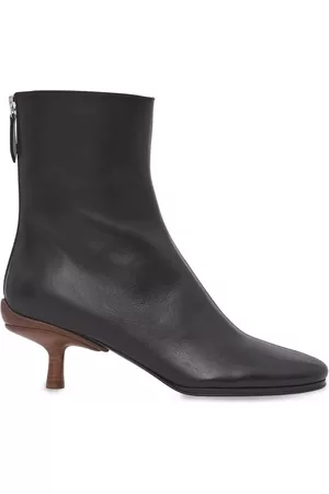 Burberry Women Ankle Boots - Ladies Jamila Lambskin Ankle Boots, Brand Size 39 ( US Size 9 )