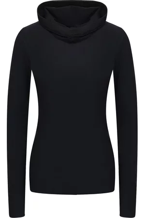 Burberry Women Turtleneck Sweaters - Ladies Stretch Jersey Turtleneck, Size Medium