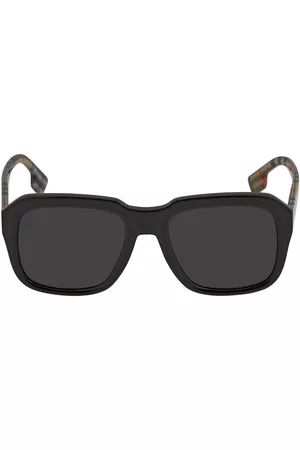 Burberry Men Square Sunglasses - Dark Gray Square Mens Sunglasses BE4350 395287 55