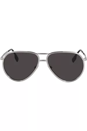 Burberry Men Sunglasses - Scott Dark Pilot Mens Sunglasses BE3135 100587 59