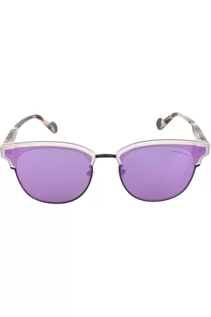 Moncler Men Sunglasses - Purple Oval Mens Sunglasses ML0112K 72C 62