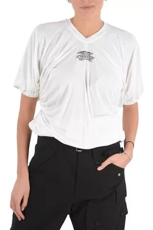 Burberry Women T-Shirts - Ladies Ruth T-Shirt With Cut Out Sides, Size Medium