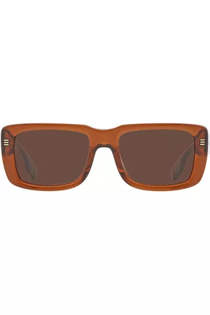 Burberry Men Sunglasses - Dark Rectangular Mens Sunglasses BE4376U 398673 55