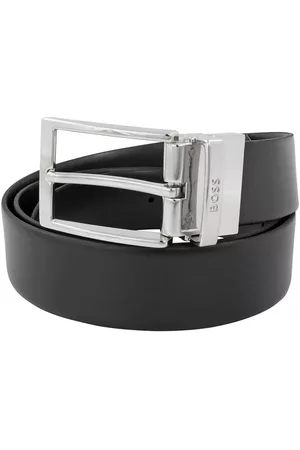 HUGO BOSS Men Belts - BOSS Ollie Mens Leather Belt, Size 95 cm