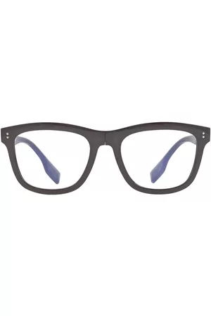 Burberry Men Sunglasses - Miller Clear Blue Light Filter Rectangular Mens Sunglasses BE4341 3001SB 55