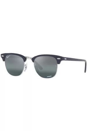Ray-Ban Sports Equipment - Clubmaster Chromance Polarized Silver/ Sport Unisex Sunglasses RB3016 1366G6 49