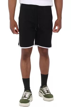 HUGO BOSS Men Sports Shorts - Mens Contrast Binding Cotton-Blend Hover Sport Shorts, Size Small
