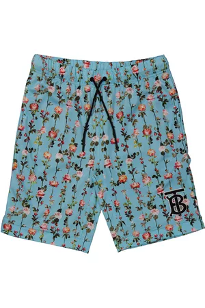 Burberry Boys Shorts - Boys Topaz Rose-Print Shorts, Size 6Y