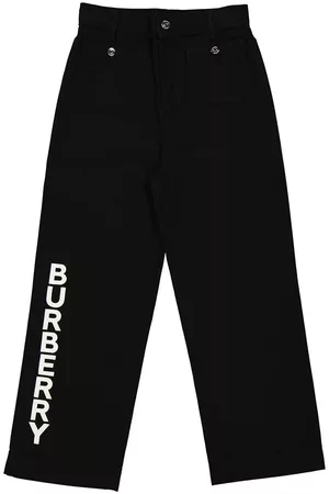 Burberry Girls Jeans - Girls Logo Print Japanese Denim Jeans, Size 6Y