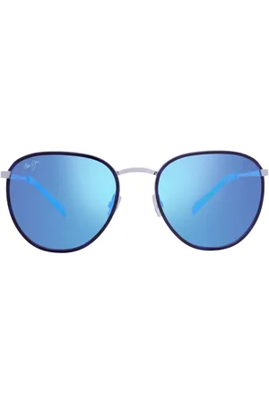 Maui Jim Noni Blue Hawaii Pilot Unisex Sunglasses B854-03 54