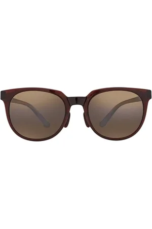 Maui Jim Wailua HCL Bronze Oval Unisex Sunglasses H454-01 49