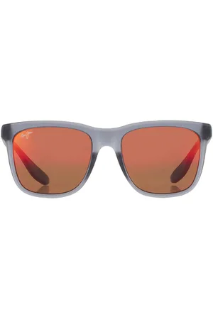 Maui Jim Pehu Hawaii Lava Square Unisex Sunglasses RM602-14 55