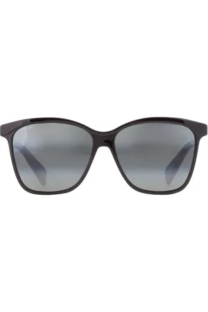 Maui Jim Liquid Sunshine Neutral Grey Butterfly Sunglasses 601-02 58
