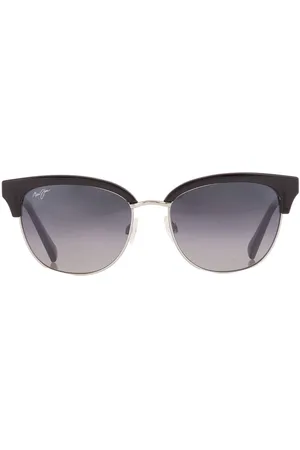 Maui Jim Lokelani Neutral Grey Cat Eye Sunglasses GS825-02 55