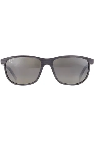 Maui Jim Lele Kawa Neutral Grey Rectangular Unisex Sunglasses 811-11D 58