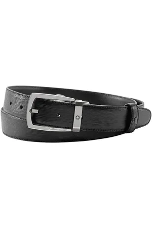 M LOCK 4810 black printed 35 mm leather buckle belt - Luxury Belts –  Montblanc® US