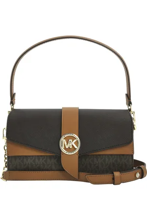 Michael Kors Ladies Monogram Print Shoulder Bag