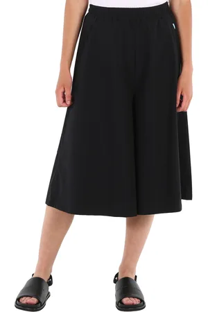 save the duck Ladies Jennifer Wide Trousers Black Nylon Woman, Brand Size 2 (Medium)