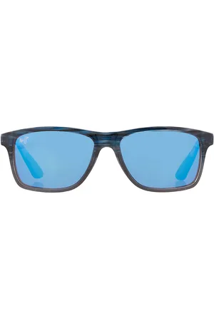 Maui Jim Onshore Blue Hawaii Rectangular Sunglasses B798-03S 58