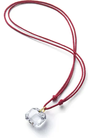 Baccarat Pendant Yellow Gold Clear Crystal
