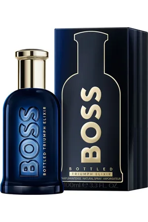 HUGO BOSS Mens Bottled Triumph Elixir Intense Parfum 3.3 oz Fragrances 3616305160584