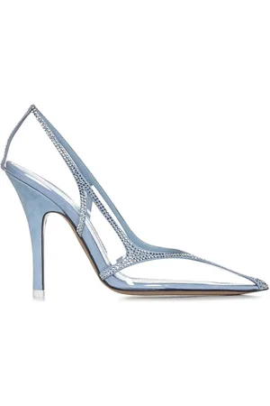 The Attico Dusty Baby Venus Chrome 105 Pumps, Brand Size 38 ( US Size 8 )