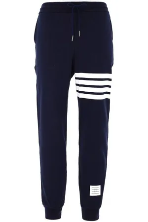 Thom Browne Navy 4-Bar Loopback Sweatpants, Brand Size 0 (X-Small)
