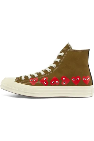 Comme des Garçons X Converse Chuck Taylor Multi Heart High-top Sneakers, Brand Size 8