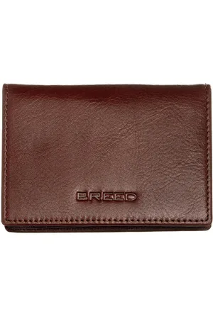 Breed Porter Genuine Leather Bi-Fold Wallet - Brown