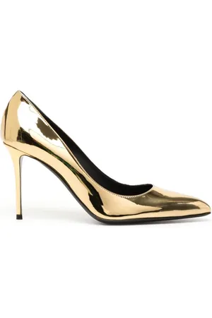 Giuseppe Zanotti Gold Jakye Metallic Pumps, Brand Size 35 ( US Size 5 )