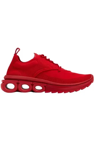Salvatore Ferragamo Nima Knit Running Sneakers, Size 8